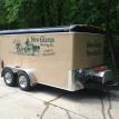 picture of cooler trailer, picture of beer trailer, refrigerated keg trailer